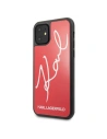 Kup Karl Lagerfeld Apple Tasche KLHCN61DLKSRE iPhone 11 rot/rot Hartschalenetui Signature Glitter - KLD440RED - {ean13} - Sklep Home Screen