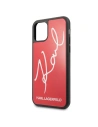 Kup Karl Lagerfeld Apple Tasche KLHCN61DLKSRE iPhone 11 rot/rot Hartschalenetui Signature Glitter - KLD440RED - {ean13} - Sklep Home Screen