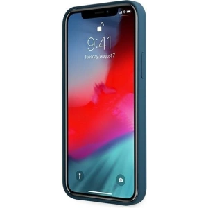 Kup Etui Guess GUHCP12LLSLMGBL Apple iPhone 12 Pro Max niebieski/blue hardcase Metal Logo Script - GUE831BLU - {ean13} - Sklep Home Screen