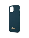 Kup Etui Guess GUHCP12LLSLMGBL Apple iPhone 12 Pro Max niebieski/blue hardcase Metal Logo Script - GUE831BLU - {ean13} - Sklep Home Screen