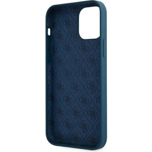 Kup Etui Guess GUHCP12LLSLMGBL Apple iPhone 12 Pro Max niebieski/blue hardcase Metal Logo Script - GUE831BLU - {ean13} - Sklep Home Screen