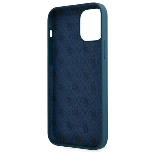 Kup Etui Guess GUHCP12LLSLMGBL Apple iPhone 12 Pro Max niebieski/blue hardcase Metal Logo Script - GUE831BLU - {ean13} - Sklep Home Screen