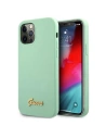 Etui Guess GUHCP12LLSLMGGN Apple iPhone 12 Pro Max zielony/green hardcase Metal Logo Script