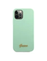 Kup Etui Guess GUHCP12LLSLMGGN Apple iPhone 12 Pro Max zielony/green hardcase Metal Logo Script - GUE832GRN - {ean13} - Sklep Home Screen
