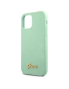 Kup Etui Guess GUHCP12LLSLMGGN Apple iPhone 12 Pro Max zielony/green hardcase Metal Logo Script - GUE832GRN - {ean13} - Sklep Home Screen