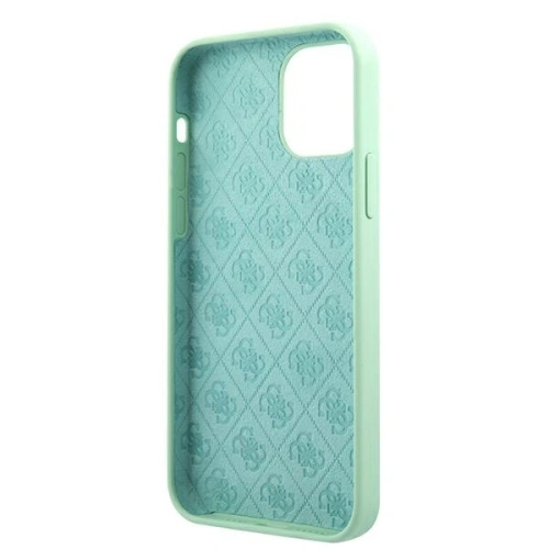 Kup Etui Guess GUHCP12LLSLMGGN Apple iPhone 12 Pro Max zielony/green hardcase Metal Logo Script - GUE832GRN - {ean13} - Sklep Home Screen