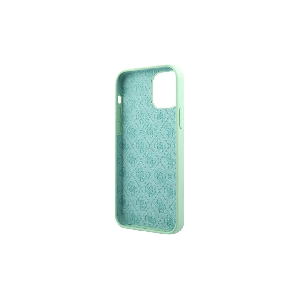 Etui Guess GUHCP12LLSLMGGN Apple iPhone 12 Pro Max zielony/green hardcase Metal Logo Script