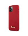 Kup Etui Guess GUHCP12LLSLMGRE Apple iPhone 12 Pro Max czerwony/red hardcase Metal Logo Script - GUE833RED - {ean13} - Sklep Home Screen