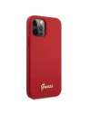 Kup Etui Guess GUHCP12LLSLMGRE Apple iPhone 12 Pro Max czerwony/red hardcase Metal Logo Script - GUE833RED - {ean13} - Sklep Home Screen
