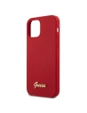 Kup Etui Guess GUHCP12LLSLMGRE Apple iPhone 12 Pro Max czerwony/red hardcase Metal Logo Script - GUE833RED - {ean13} - Sklep Home Screen