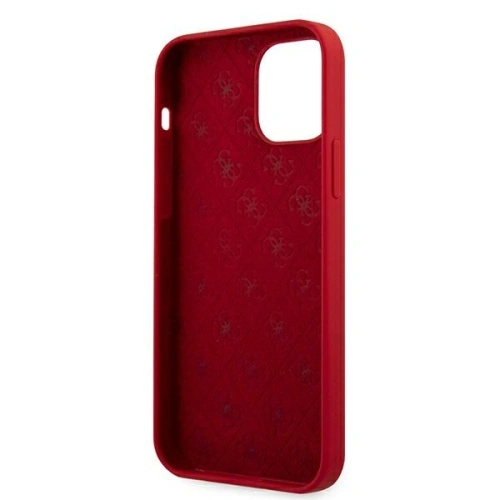 Kup Etui Guess GUHCP12LLSLMGRE Apple iPhone 12 Pro Max czerwony/red hardcase Metal Logo Script - GUE833RED - {ean13} - Sklep Home Screen