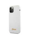 Kup Etui Guess GUHCP12LLSLMGWH Apple iPhone 12 Pro Max bílý/white hardcase Metal Logo Script - GUE834WHT - {ean13} - Sklep Home Screen