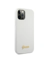 Kup Etui Guess GUHCP12LLSLMGWH Apple iPhone 12 Pro Max bílý/white hardcase Metal Logo Script - GUE834WHT - {ean13} - Sklep Home Screen