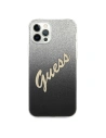 Kup Etui Guess GUHCP12LPCUGLSBK Apple iPhone 12 Pro Max negru/black hardcase Glitter Gradient Script - GUE835BLK - {ean13} - Sklep Home Screen