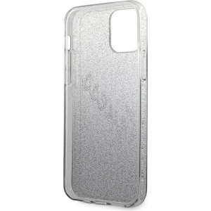Buy Guess GUHCP12LPCUGLSBK Apple iPhone 12 Pro Max black hardcase Glitter Gradient Script - GUE835BLK - {ean13} - Home Screen Store Europe