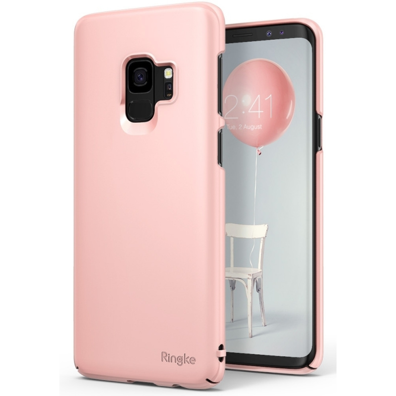 Etui Ringke Slim Samsung Galaxy S9 Peach Pink