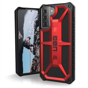 Kup Etui UAG Urban Armor Gear Monarch Samsung Galaxy S21+ Plus 5G (crimson) - UAG589CRIM - {ean13} - Sklep Home Screen