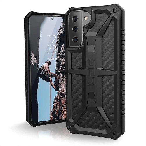 Kup Urban Armor Gear Samsung UAG Tasche Monarch Galaxy S21+ Plus 5G (Kohlefaser) - UAG587CARO - {ean13} - Sklep Home Screen