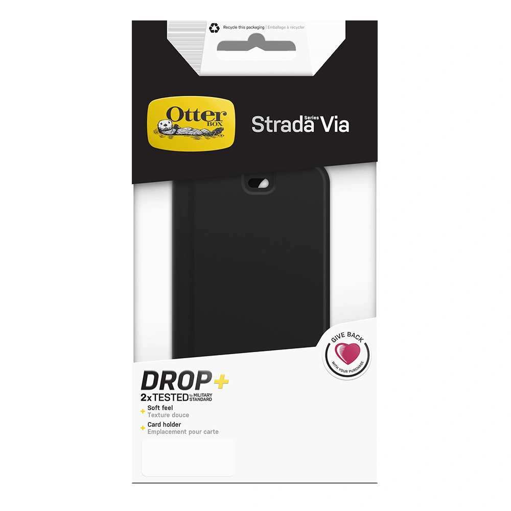 Etui OtterBox Strada Via  iPhone 12 mini (black)