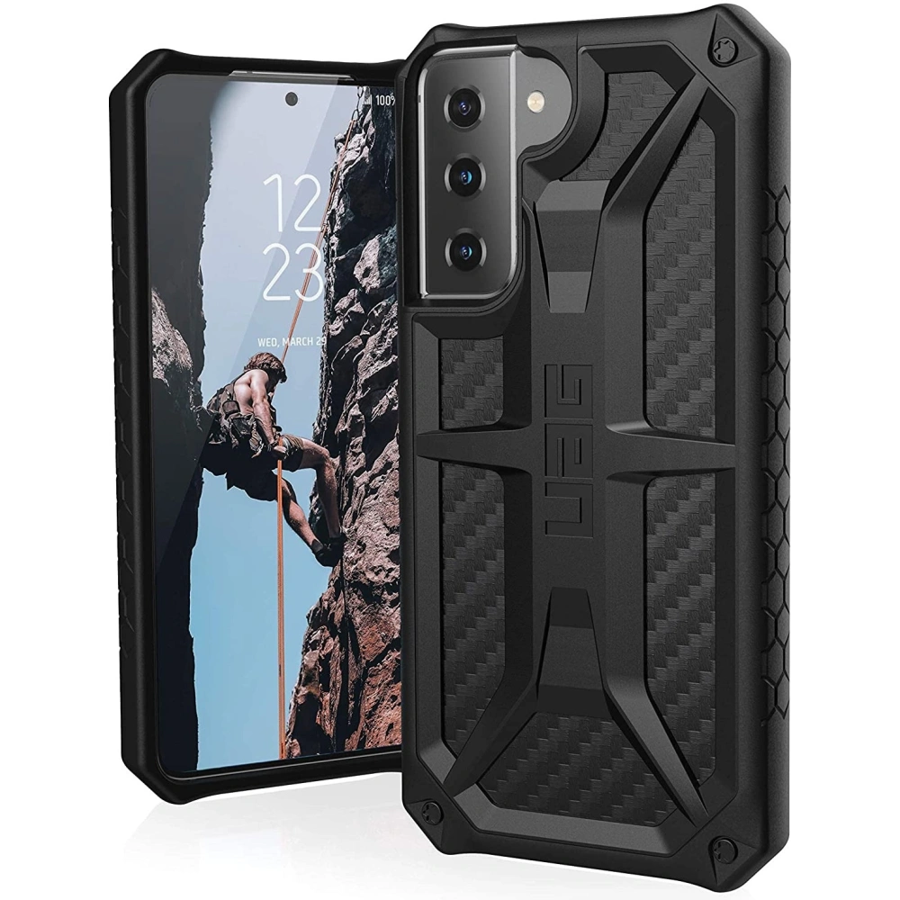 Etui UAG Monarch Samsung Galaxy S21 5G (carbon fiber)