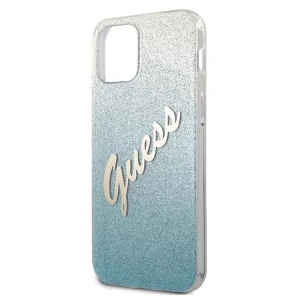 Buy Guess GUHCP12LPCUGLSBL Apple iPhone 12 Pro Max blue hardcase Glitter Gradient Script - GUE836BLU - {ean13} - Home Screen Store Europe