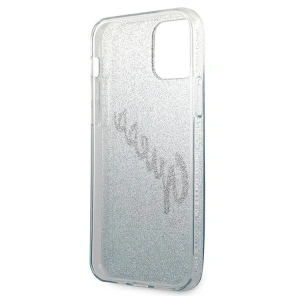 Buy Guess GUHCP12LPCUGLSBL Apple iPhone 12 Pro Max blue hardcase Glitter Gradient Script - GUE836BLU - {ean13} - Home Screen Store Europe