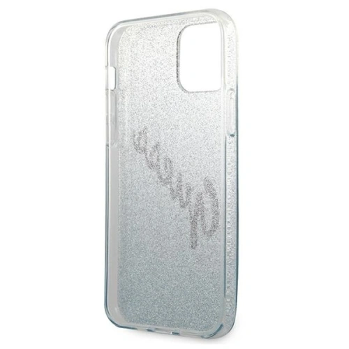 Kup Etui Guess GUHCP12LPCUGLSBL Apple iPhone 12 Pro Max albastru/blue hardcase Glitter Gradient Script - GUE836BLU - {ean13} - Sklep Home Screen