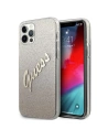 Etui Guess GUHCP12LPCUGLSGO Apple iPhone 12 Pro Max zlatý/gold hardcase Glitter Gradient Script