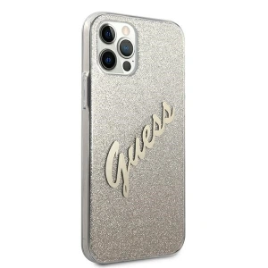 Kup Etui Guess GUHCP12LPCUGLSGO Apple iPhone 12 Pro Max złoty/gold hardcase Glitter Gradient Script - GUE837GLD - {ean13} - Sklep Home Screen