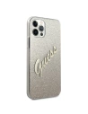 Kup Etui Guess GUHCP12LPCUGLSGO Apple iPhone 12 Pro Max aurie/gold hardcase Glitter Gradient Script - GUE837GLD - {ean13} - Sklep Home Screen