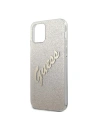 Buy Guess GUHCP12LPCUGLSGO Apple iPhone 12 Pro Max gold hardcase Glitter Gradient Script - GUE837GLD - {ean13} - Home Screen Store Europe