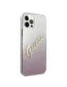 Kup Etui Guess GUHCP12LPCUGLSPI Apple iPhone 12 Pro Max różowy/pink hardcase Glitter Gradient Script - GUE838PNK - {ean13} - Sklep Home Screen