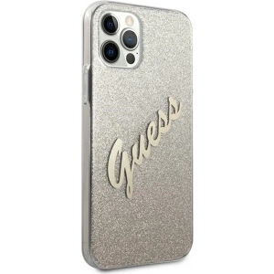 Kup Etui Guess GUHCP12MPCUGLSGO Apple iPhone 12/12 Pro arany/glitter gradient script kemény tok - GUE850GLD - {ean13} - Sklep Home Screen
