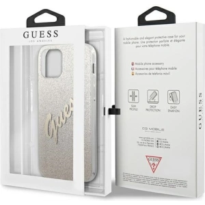 Kup Etui Guess GUHCP12MPCUGLSGO Apple iPhone 12/12 Pro arany/glitter gradient script kemény tok - GUE850GLD - {ean13} - Sklep Home Screen