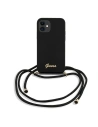 Kup Etui Guess GUHCP12SLSCLMGBK Apple iPhone 12 mini fekete/hardcase fém logó zsinór - GUE852BLK - {ean13} - Sklep Home Screen