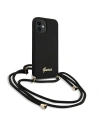 Kup Etui Guess GUHCP12SLSCLMGBK Apple iPhone 12 mini fekete/hardcase fém logó zsinór - GUE852BLK - {ean13} - Sklep Home Screen