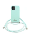 Kup Etui Guess GUHCP12SLSCLMGLB Apple iPhone 12 mini világoskék/light blue hardcase Fém logó zsinór - GUE853BLU - {ean13} - Sklep Home Screen