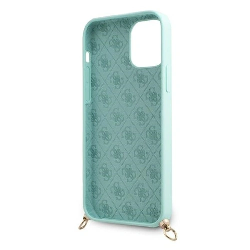 Kup Etui Guess GUHCP12SLSCLMGLB Apple iPhone 12 mini világoskék/light blue hardcase Fém logó zsinór - GUE853BLU - {ean13} - Sklep Home Screen