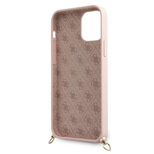 Kup Etui Guess GUHCP12SLSCLMGLP Apple iPhone 12 mini růžový/pink hardcase Metal Logo Cord - GUE854PNK - {ean13} - Sklep Home Screen