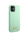 Kup Guess Apple Tasche GUHCP12SLSLMGGN iPhone 12 mini grün/grün Hartschale Metall Logo Script - GUE856GRN - {ean13} - Sklep Home Screen