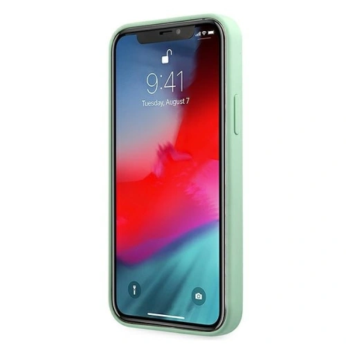 Kup Etui Guess GUHCP12SLSLMGGN Apple iPhone 12 mini zielony/green hardcase Metal Logo Script - GUE856GRN - {ean13} - Sklep Home Screen