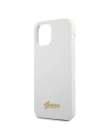 Kup Guess Apple Tasche GUHCP12SLSLMGWH iPhone 12 mini weiß/weiß Hartschale Metall Logo Script - GUE858WHT - {ean13} - Sklep Home Screen