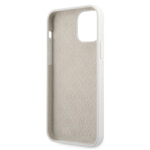 Kup Etui Guess GUHCP12SLSLMGWH Apple iPhone 12 mini biały/white hardcase Metal Logo Script - GUE858WHT - {ean13} - Sklep Home Screen
