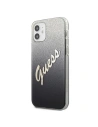 Kup Etui Guess GUHCP12SPCUGLSBK Apple iPhone 12 mini negru/black hardcase Glitter Gradient Script - GUE859BLK - {ean13} - Sklep Home Screen