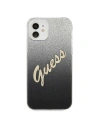 Kup Guess Apple Tasche GUHCP12SPCUGLSBK iPhone 12 mini schwarz/schwarz Hardcase Glitter Gradient Script - GUE859BLK - {ean13} - Sklep Home Screen