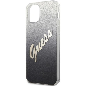 Kup Etui Guess GUHCP12SPCUGLSBK Apple iPhone 12 mini negru/black hardcase Glitter Gradient Script - GUE859BLK - {ean13} - Sklep Home Screen
