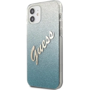 Kup Etui Guess GUHCP12SPCUGLSBL Apple iPhone 12 mini niebieski/blue hardcase Glitter Gradient Script - GUE860BLU - {ean13} - Sklep Home Screen