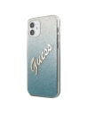 Kup Etui Guess GUHCP12SPCUGLSBL Apple iPhone 12 mini albastru/blue hardcase Glitter Gradient Script - GUE860BLU - {ean13} - Sklep Home Screen