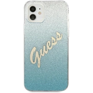 Kup Etui Guess GUHCP12SPCUGLSBL Apple iPhone 12 mini niebieski/blue hardcase Glitter Gradient Script - GUE860BLU - {ean13} - Sklep Home Screen