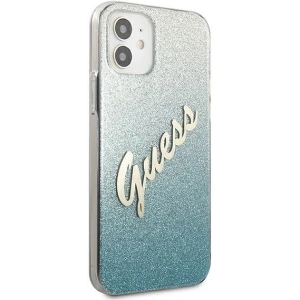Kup Etui Guess GUHCP12SPCUGLSBL Apple iPhone 12 mini niebieski/blue hardcase Glitter Gradient Script - GUE860BLU - {ean13} - Sklep Home Screen